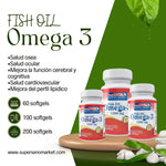 FISH OIL OMEGA 3 1200MG HEALTHY AMERICA