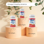 FISH OIL OMEGA 3 1200MG HEALTHY AMERICA