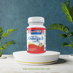 FISH OIL OMEGA 3 1200MG HEALTHY AMERICA