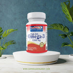 FISH OIL OMEGA 3 1200MG HEALTHY AMERICA